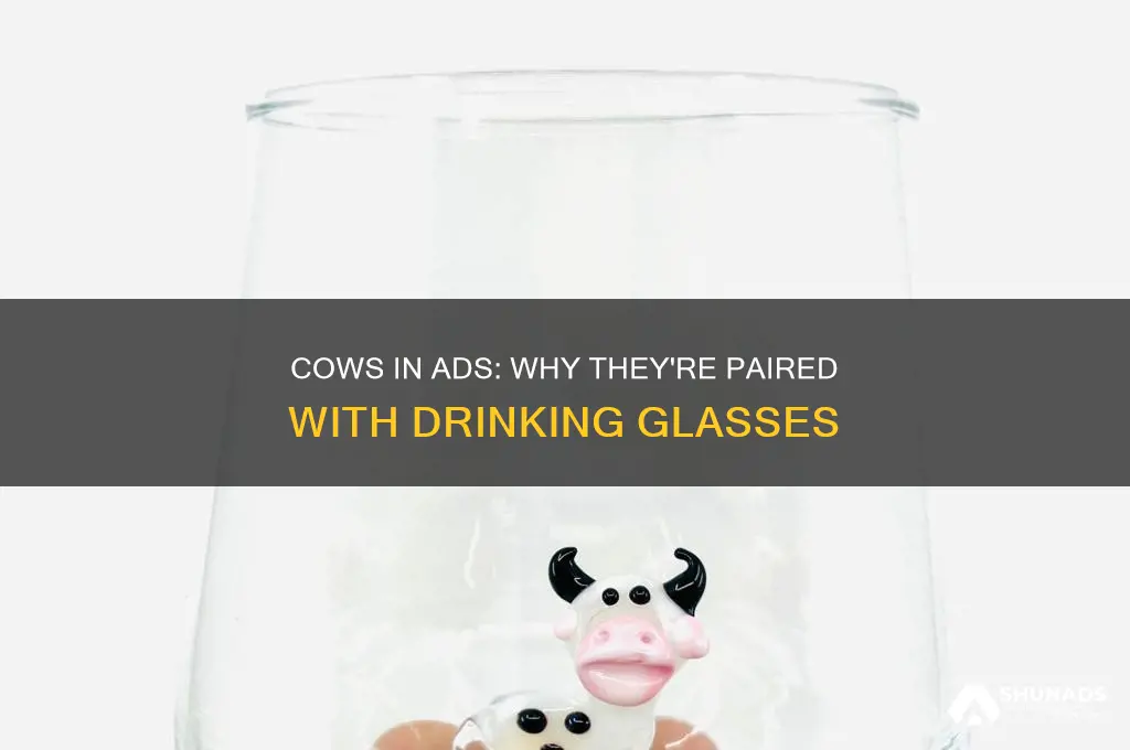 what cows are used in advertising for drinking gbinglasses