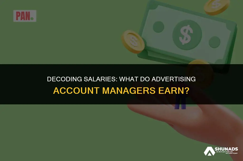 what do advertising account managers make