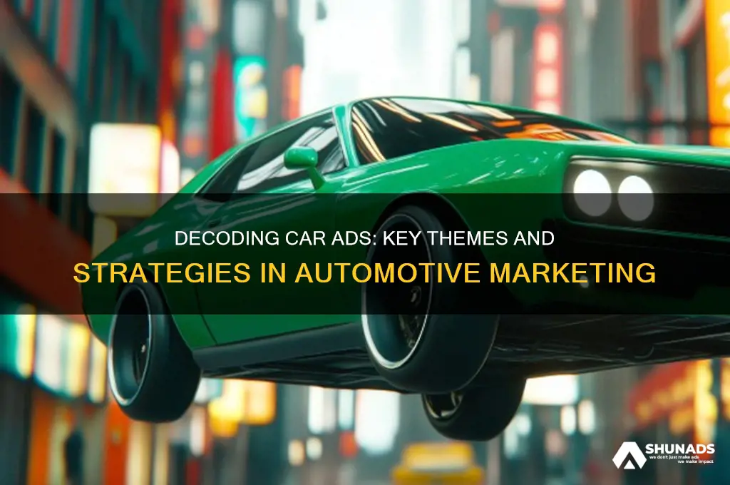 what do car companies talk about in their advertisements