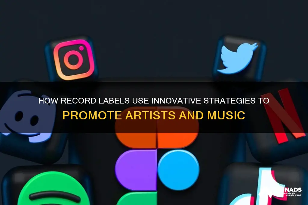 what do record labels use to advertise
