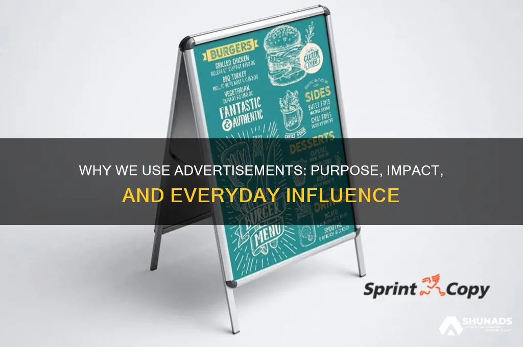 what do we use advertisment