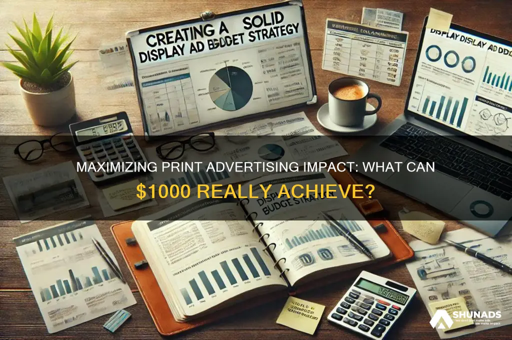 what does 1000 get you in print advertising