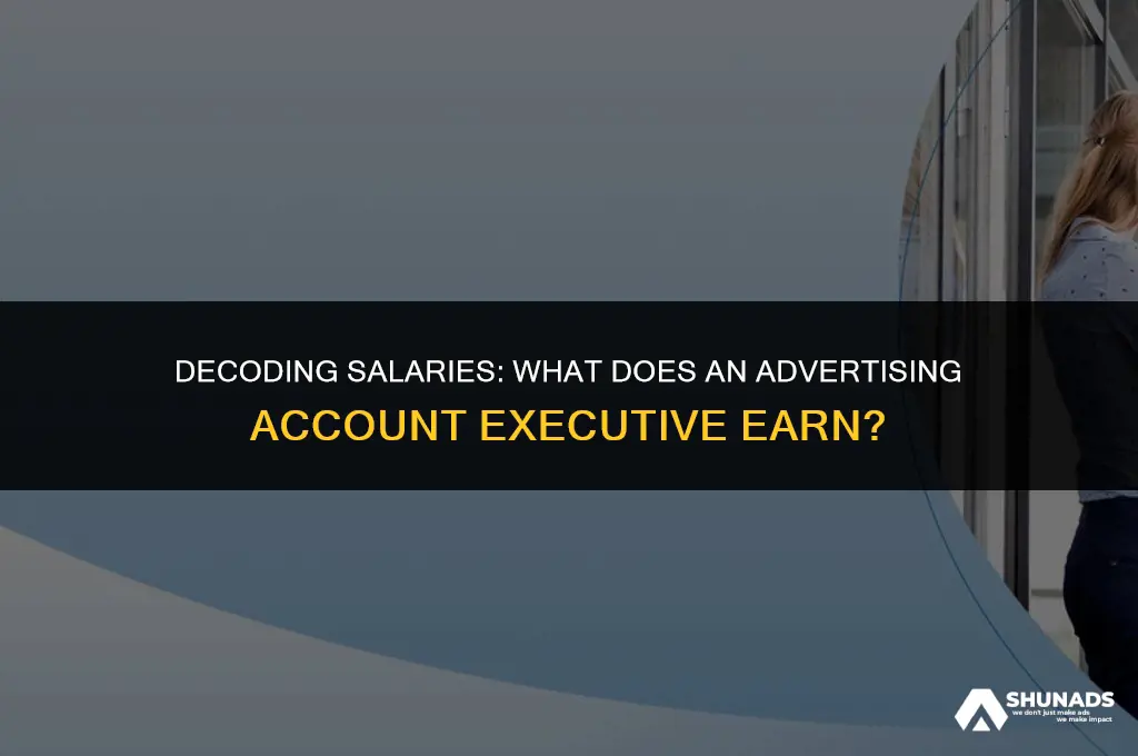 what does an advertising account executive make