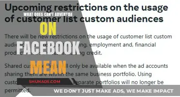 What Does 'Can't Advertise on Facebook' Mean? Explained