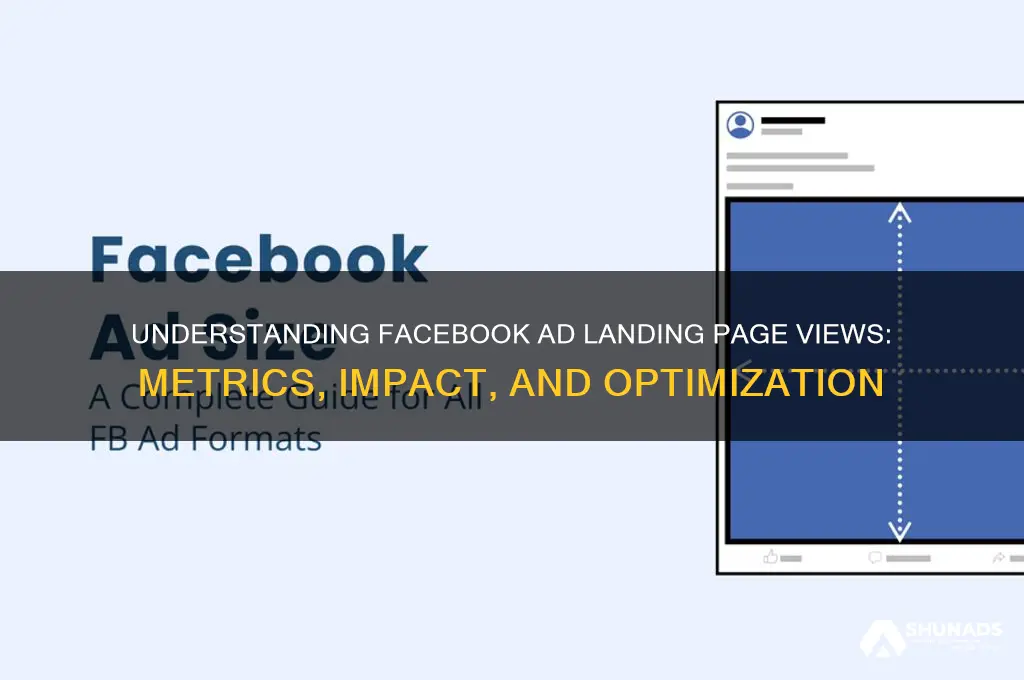 what does landing page views mean for a facebook advertisement