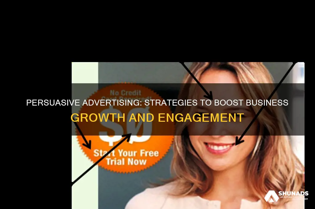 what does persuasive advertising mean business
