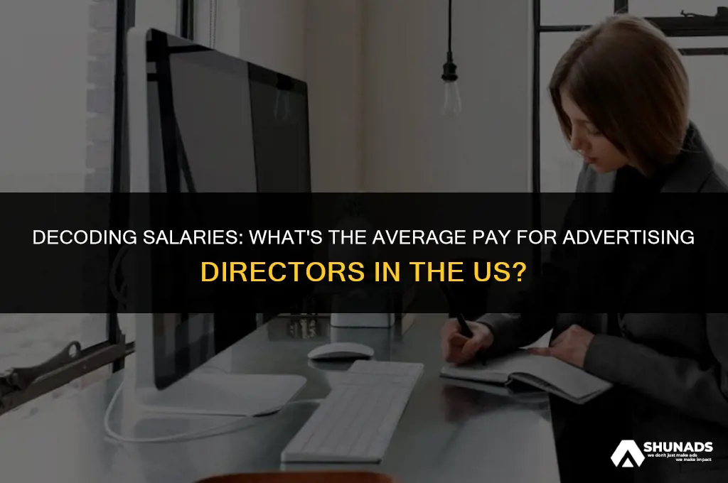 what does the average advertising director make in the us
