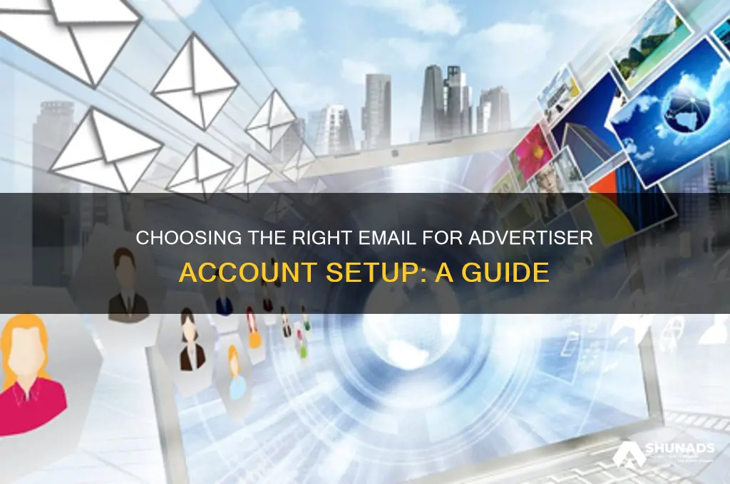what email to use to add as advertiser