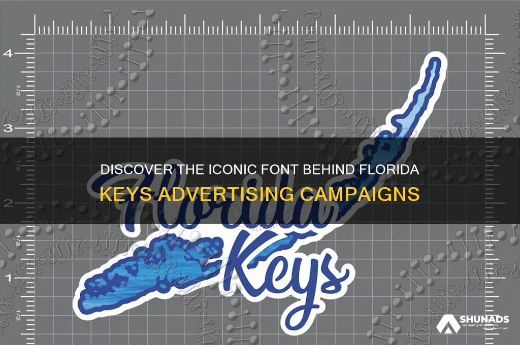 what font is used in florida keys advertising