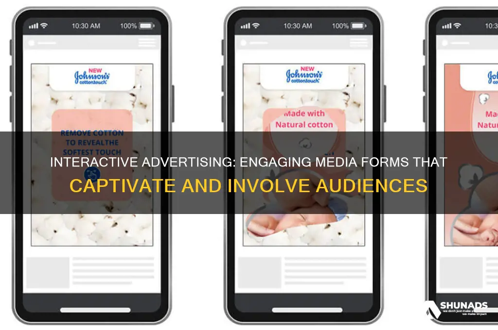 what form of advertising media can be interactive