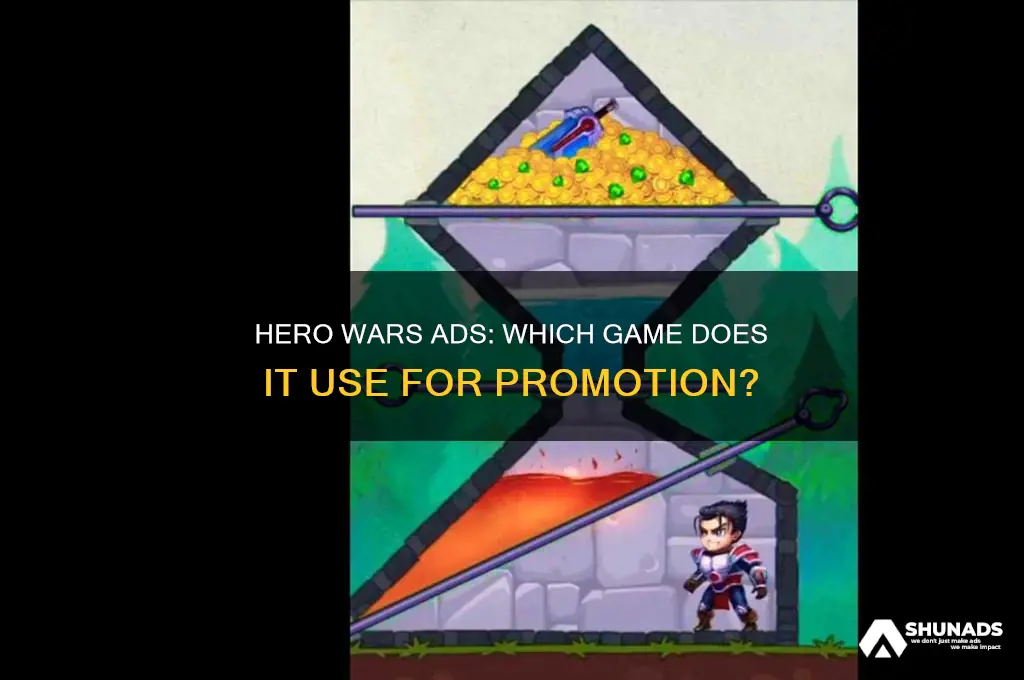 what game does hero wars use for advertising