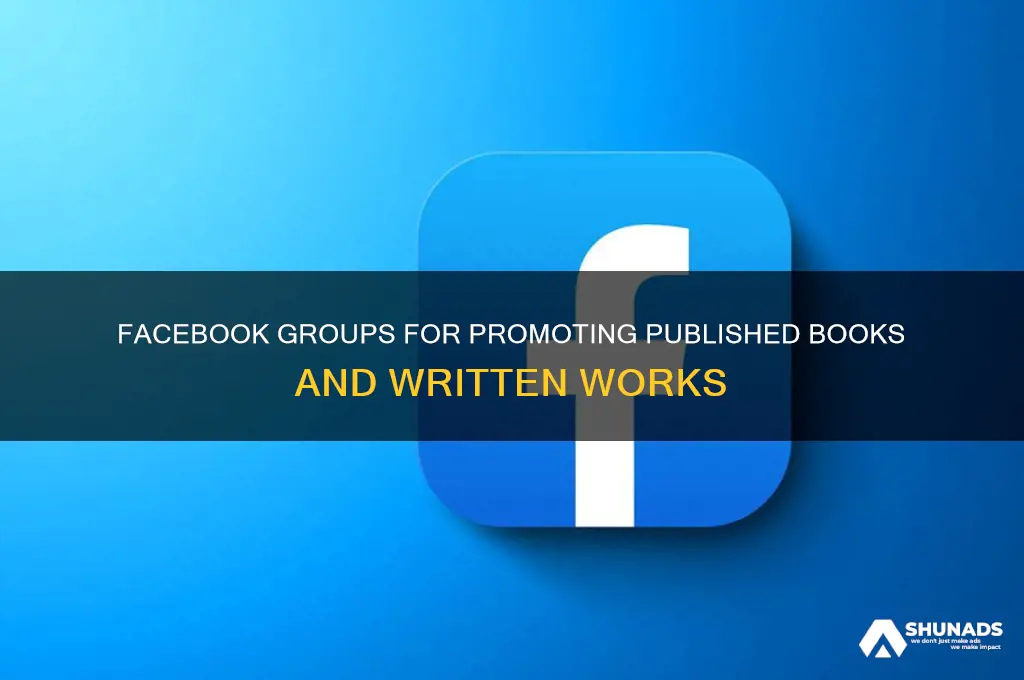 what groups on facebook allow advertising of published works