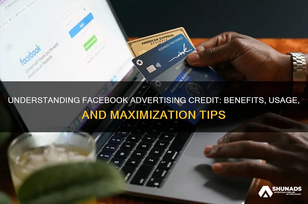 what is advertising credit on facebook