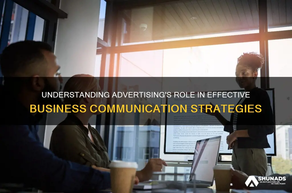what is advertising in business communication