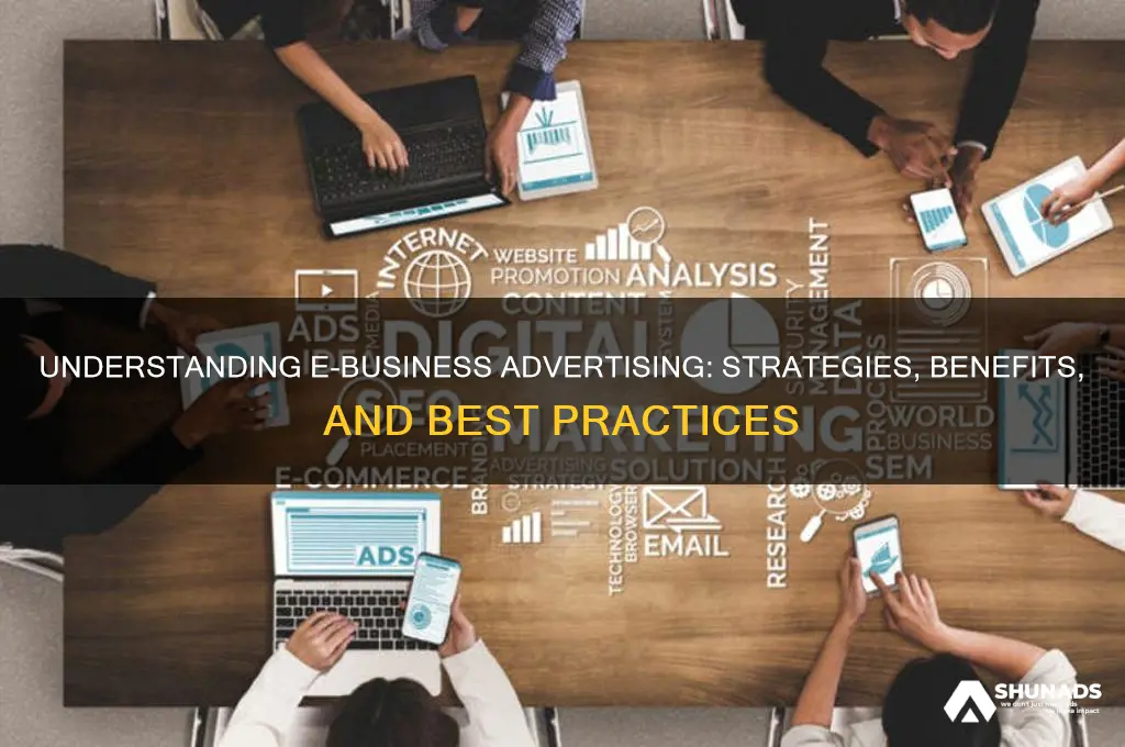 what is e business advertising