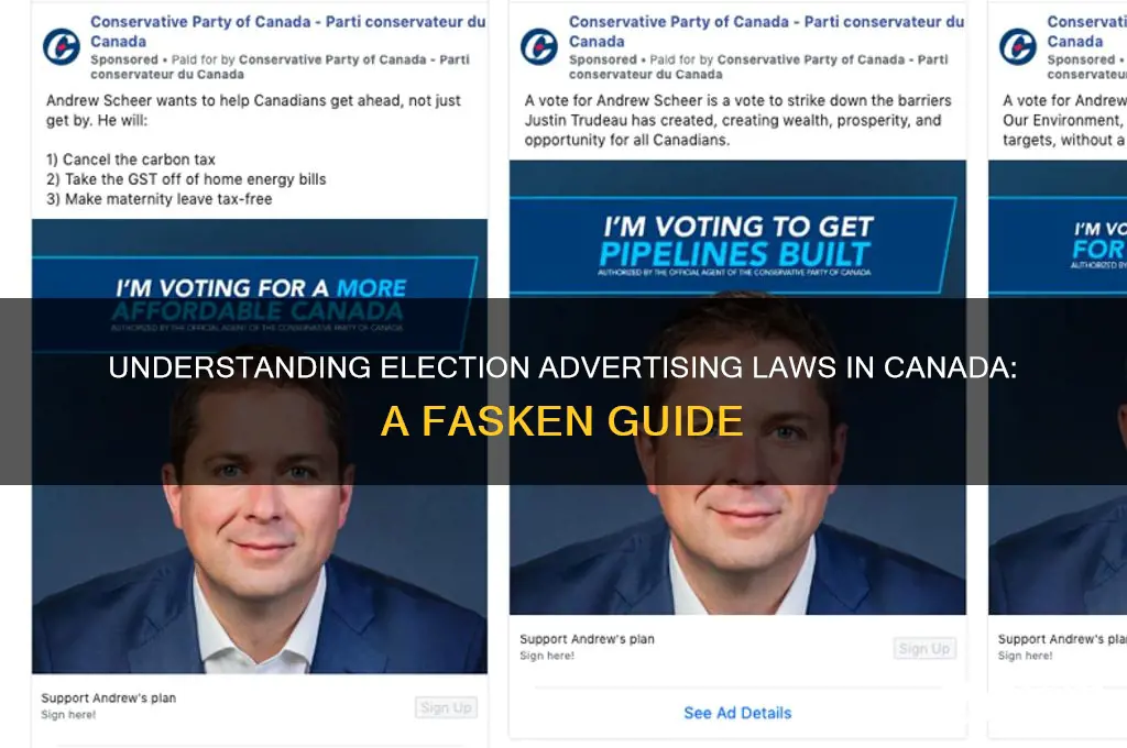 what is election advertising canada fasken