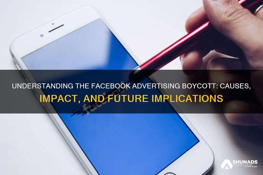 what is facebook advertising boycott