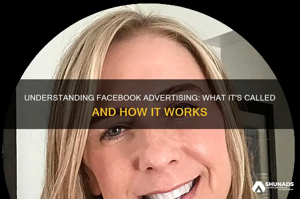what is facebook advertising called