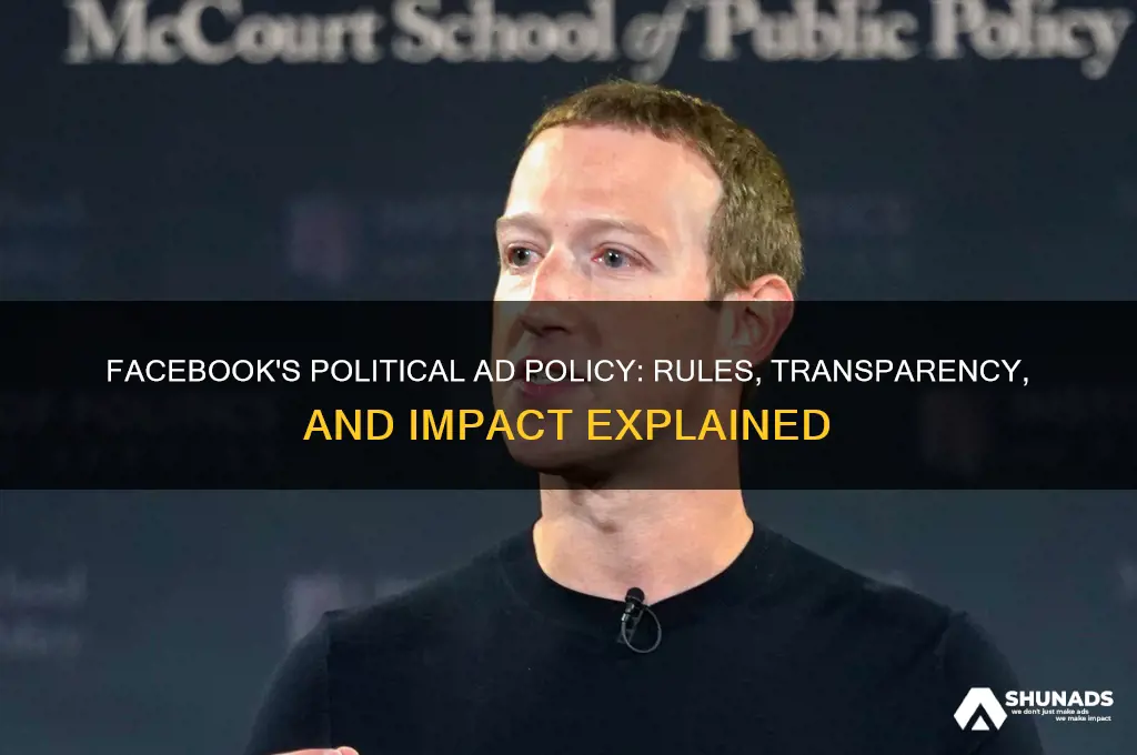 what is facebooks policy on political advertisements