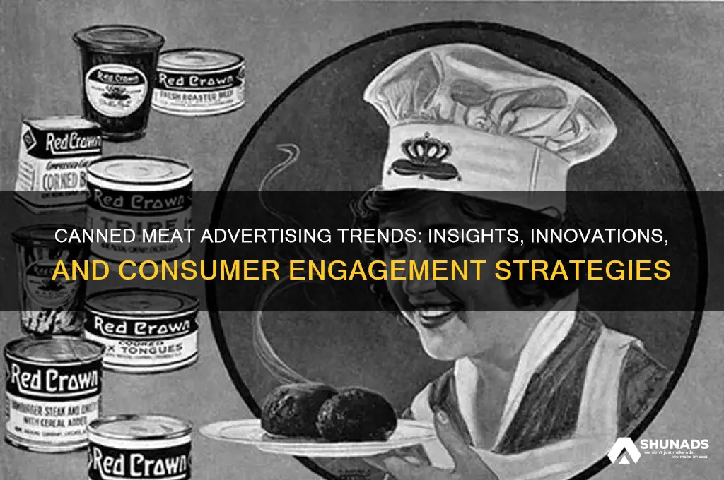 what is going on in canned meat category in advertising