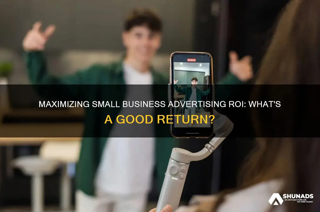 what is good return on investment for small business advertising