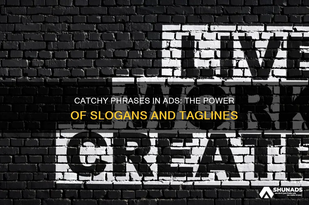what is it called when advertisements use a saying