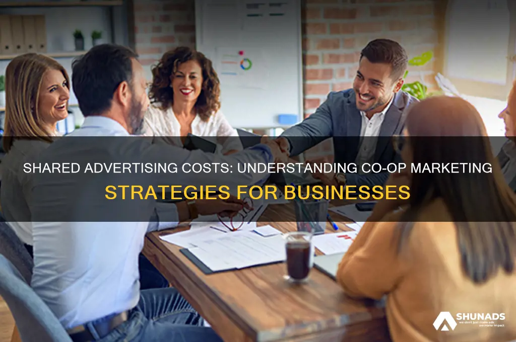 what is it called when two companies share advertising costs