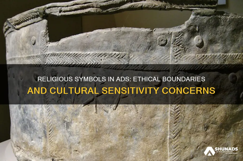 what is potentially problematic about using religious symbols in advertisements