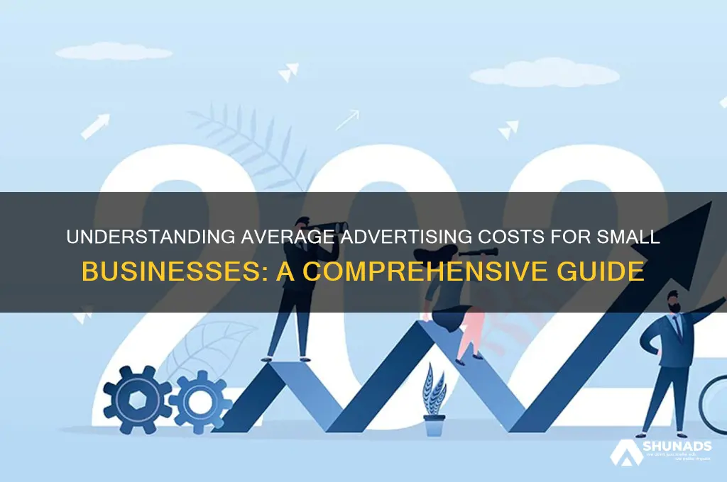 what is the average advertising costs for small business