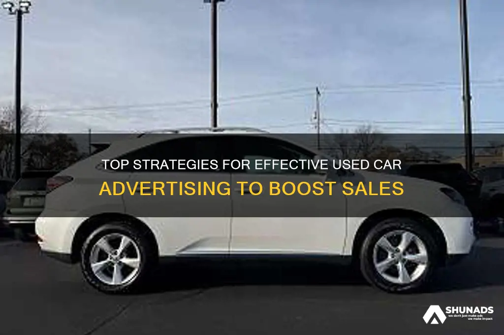 what is the best used car advertising