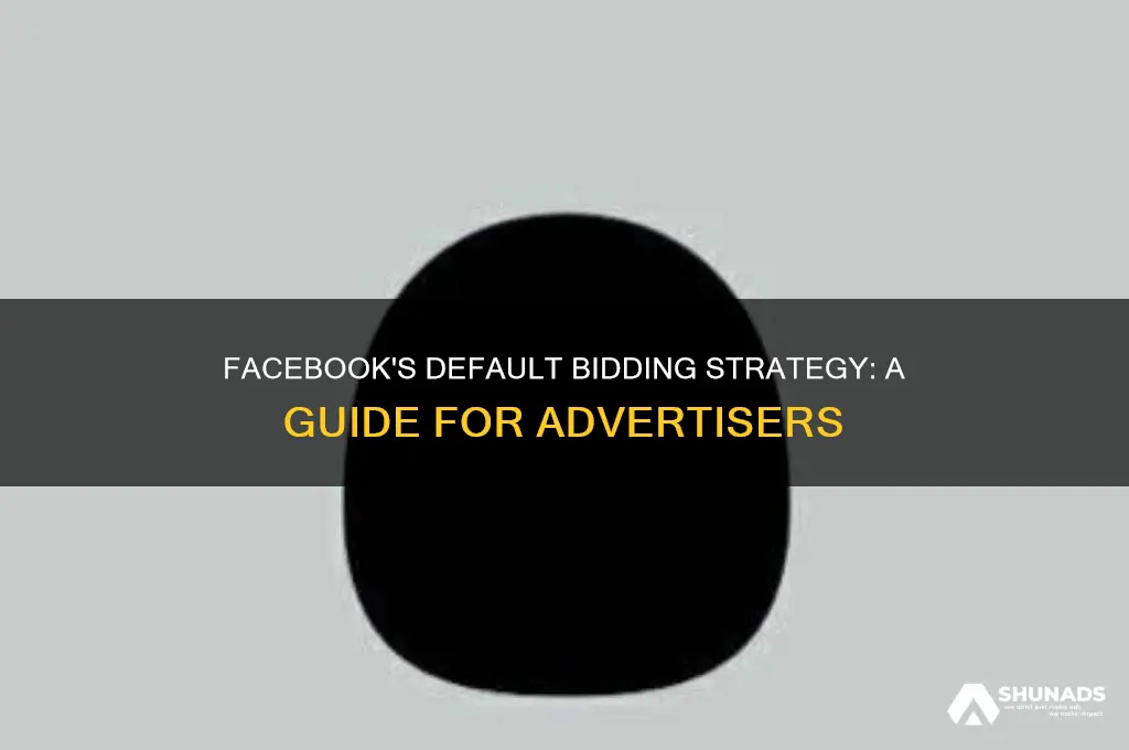 what is the default recommended bidding on facebook for advertisers