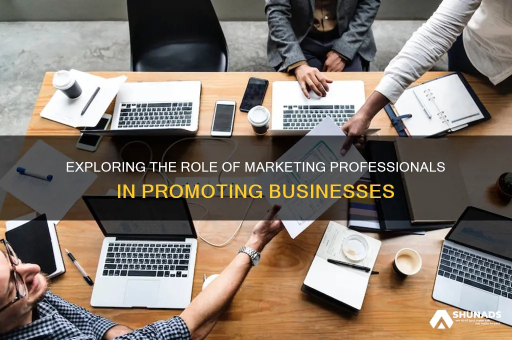 what is the job that promotes and advertises companies
