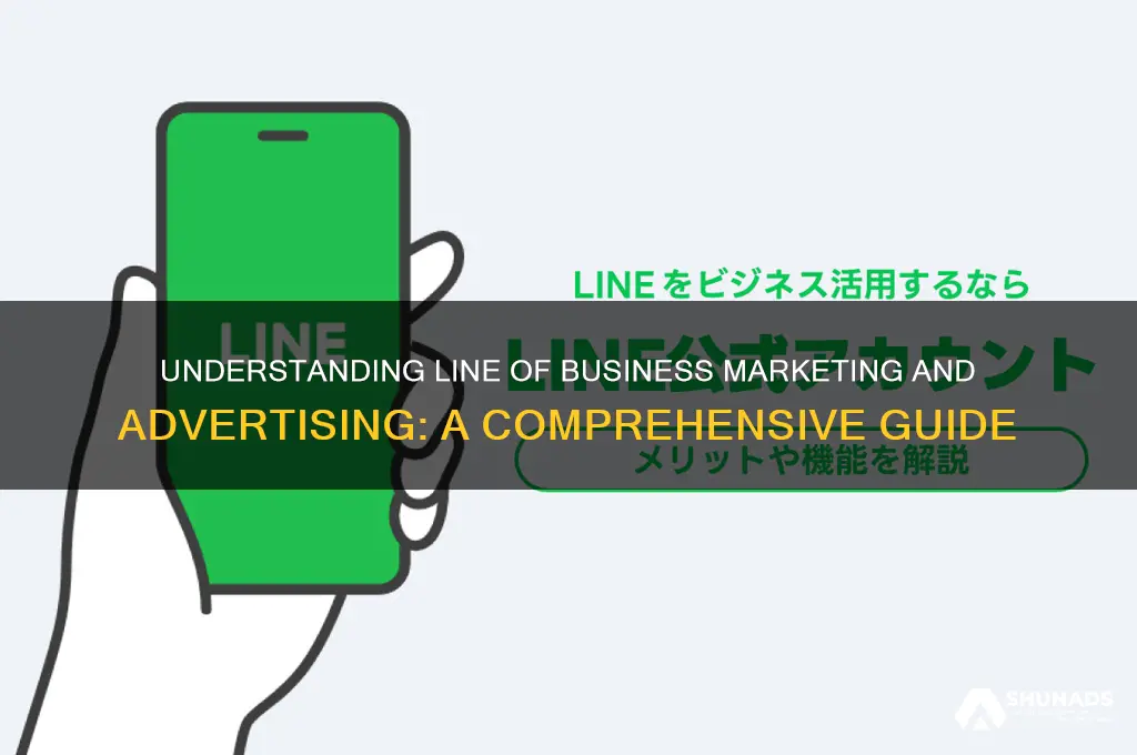 what is the meaning line of business marketing and advertising