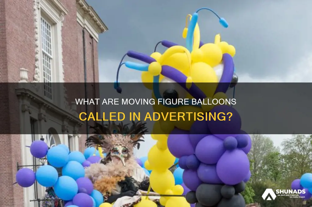 what is the moving figure ballon called used for advertisement