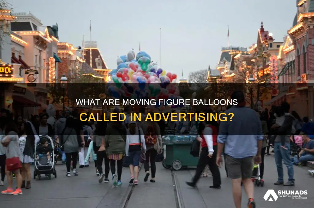 what is the moving figure balloon called used for advertisement