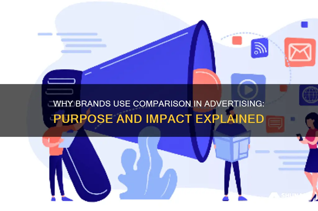 what is the purpose of using comparison in advertising