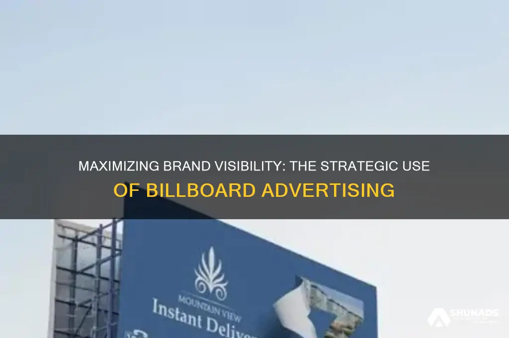 what is the use of billboard advertising
