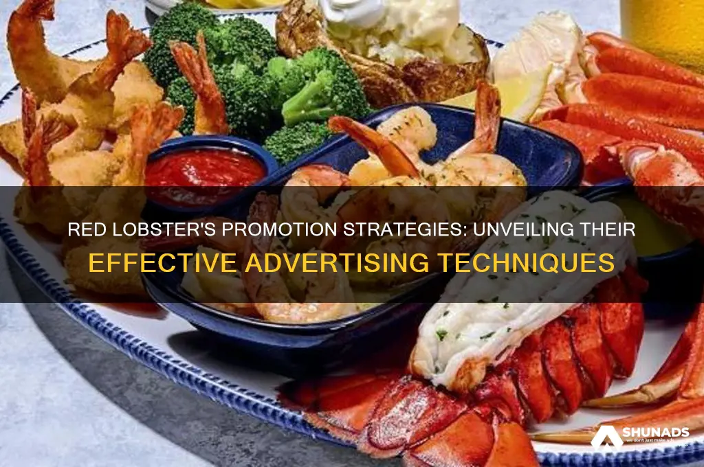 what kind of advertisement do red lobster use as promotion