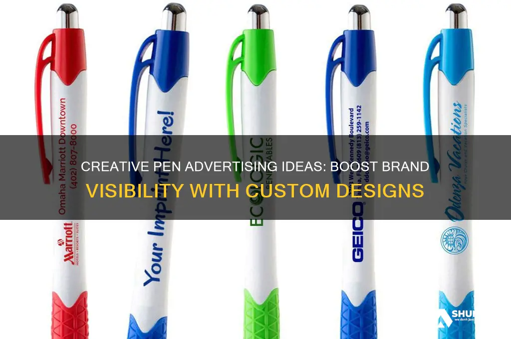 what kind of advertising can you put on a pen