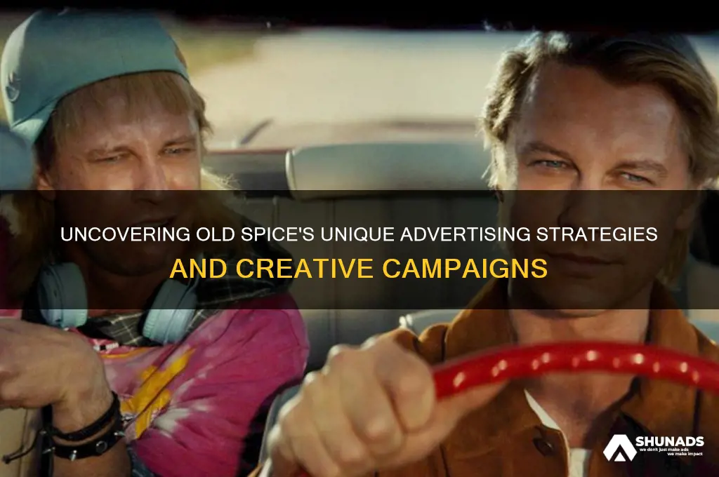 what kind of advertising does old spice use