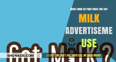 Unveiling the Iconic Font Behind the Got Milk Ad Campaign