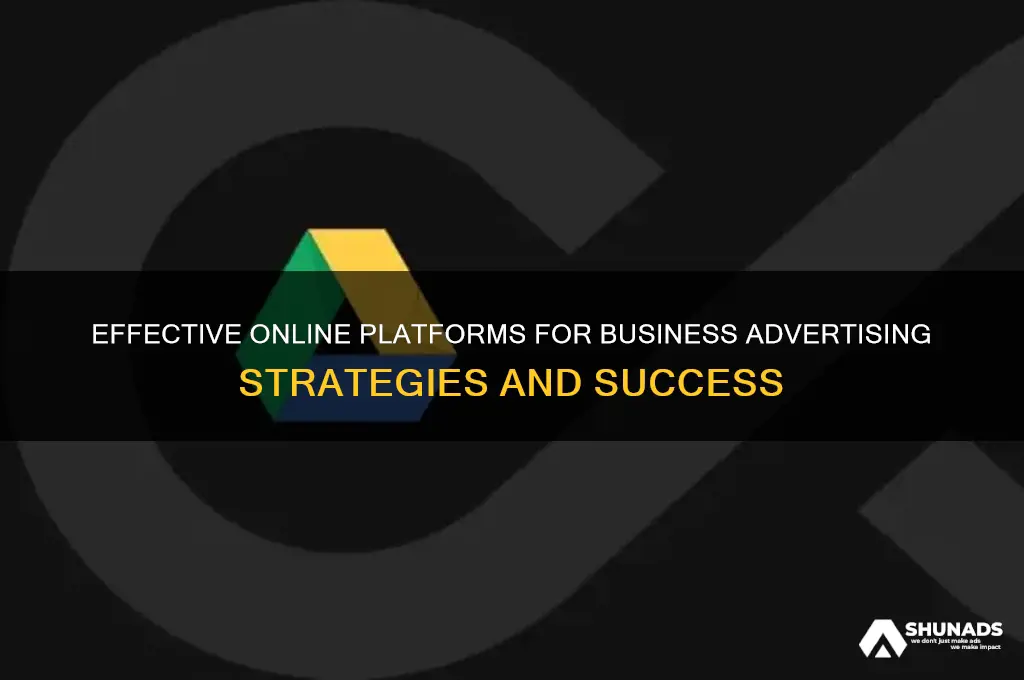 what kind of websites can businesses use to advertise