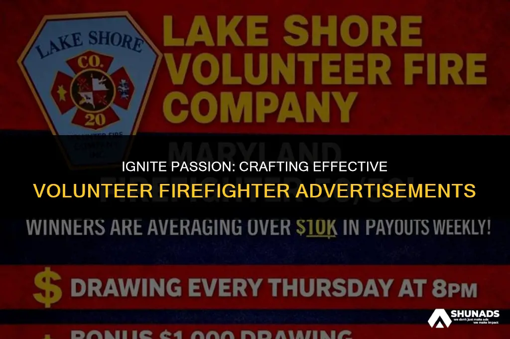 what make a successful volunteer firefighter advertisement