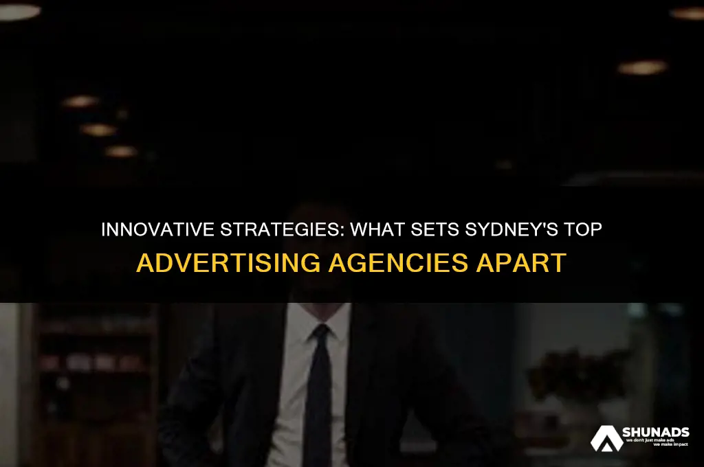 what makes a creative advertising agency in sydney stand out