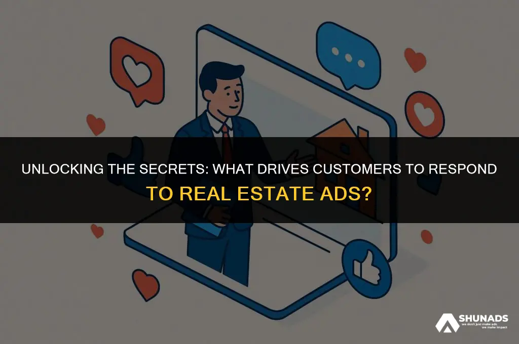 what makes a customer respond to a real estate advertisement