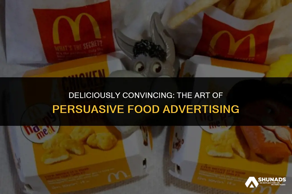 what makes a food advertisement persuasive