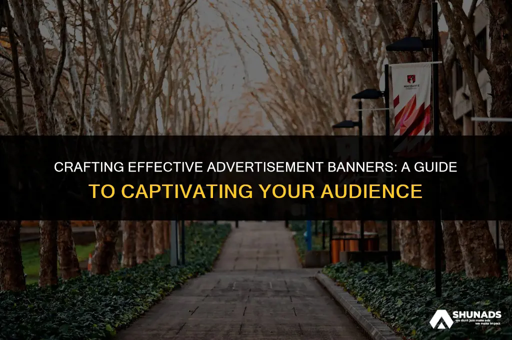 what makes a good advertisement banner