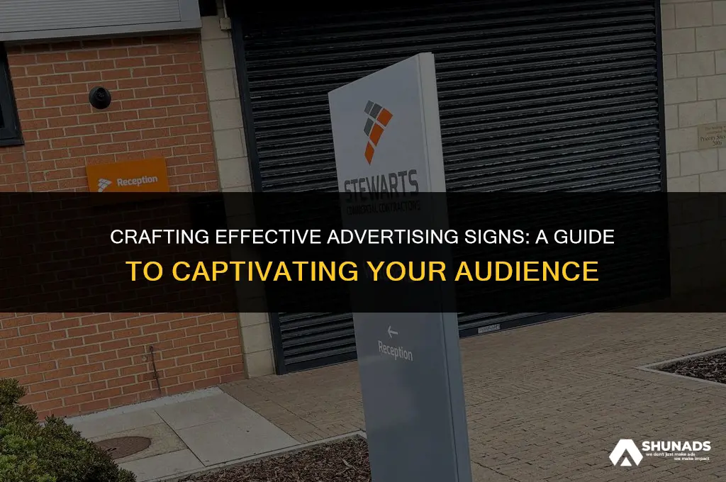 what makes a good advertising sign