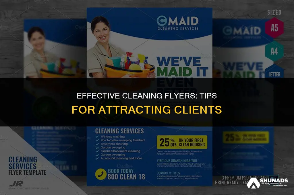 what makes a good cleaning flyer for advertising