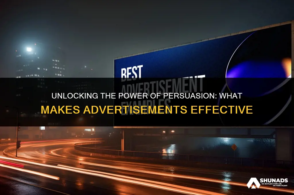 what makes advertisements effective